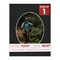 Black Suede Mat Board for 11x14 Frames - Oval Opening for 8x10 Photos
